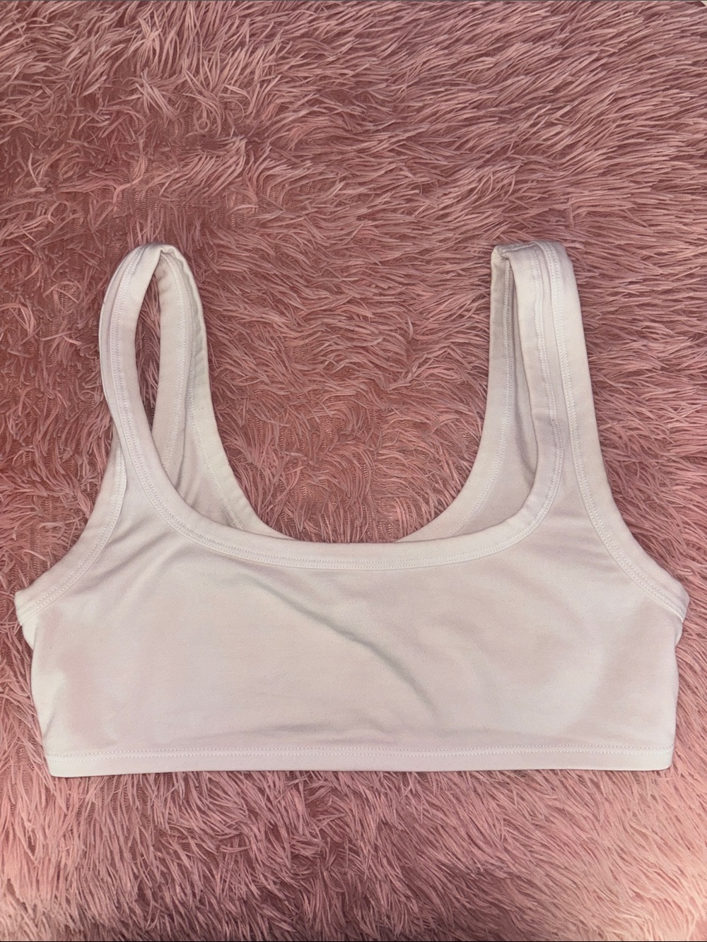 Aerie Wireless Bra White Top